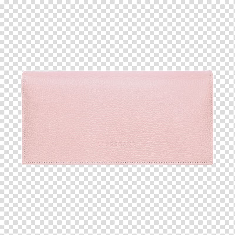 Pink Rectangle Longchamp Wallet Tradesy, Wallet transparent background PNG clipart