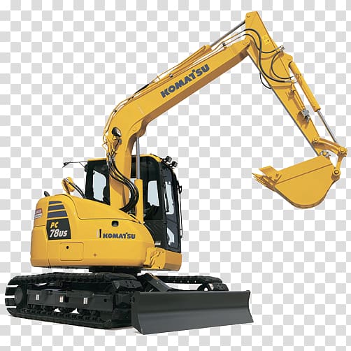 Komatsu Limited Bulldozer Machine Compact excavator, bulldozer transparent background PNG clipart