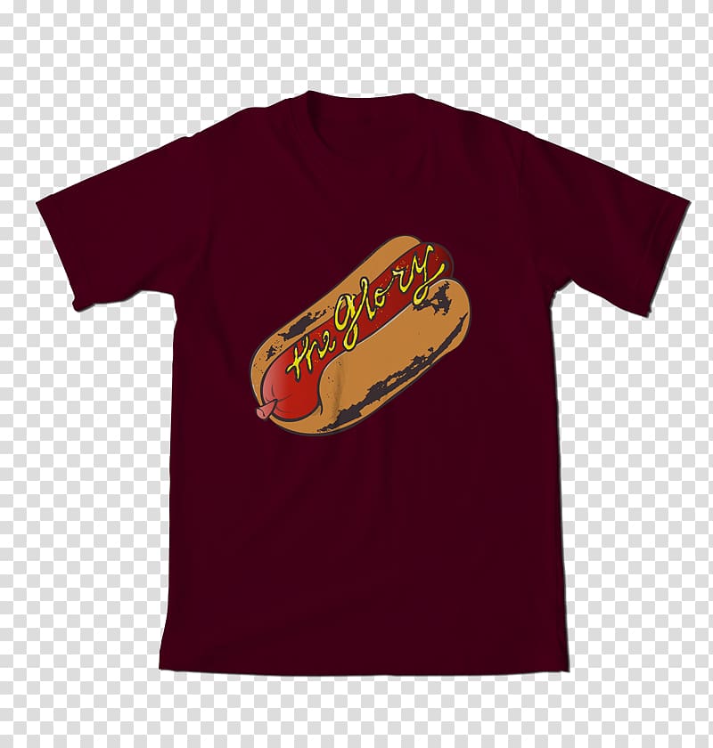 T-shirt Bluza Sleeve Logo, Hotdog Cart transparent background PNG clipart