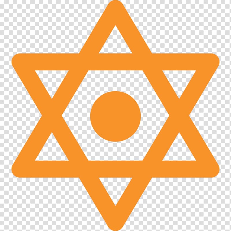 Star of David Judaism Hexagram Symbol, page six transparent background PNG clipart