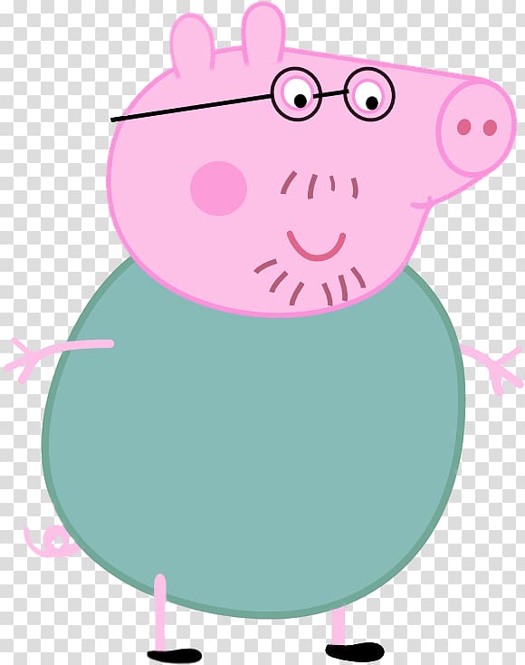 Daddy Pig Mummy Pig Television show, pig transparent background PNG clipart