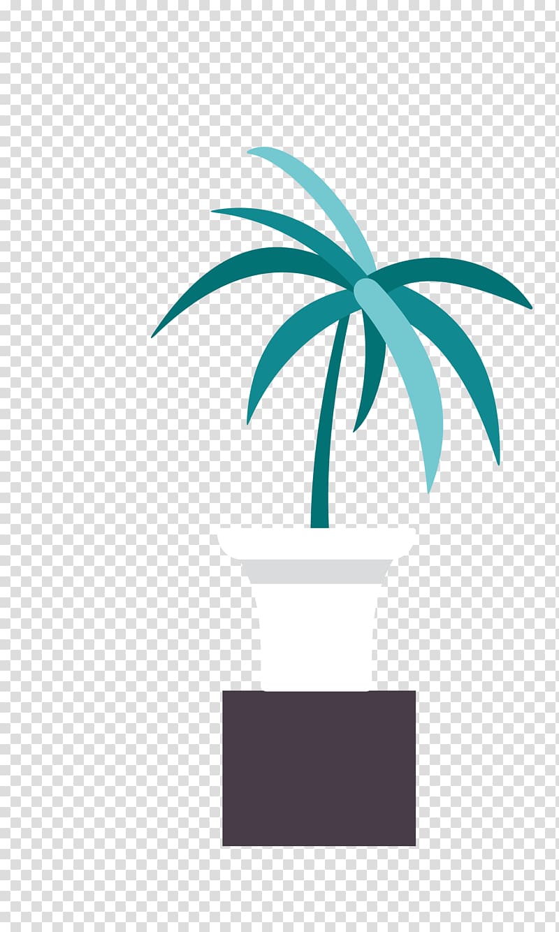 Plant Bonsai Bamboo, blue pots of bamboo plants transparent background PNG clipart