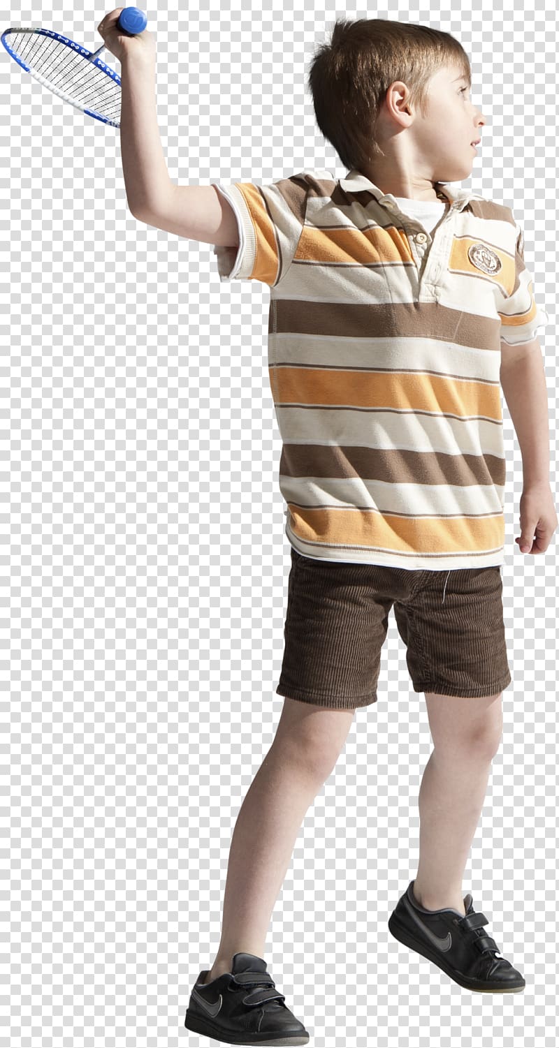 Boy Child, Boy playing badminton transparent background PNG clipart