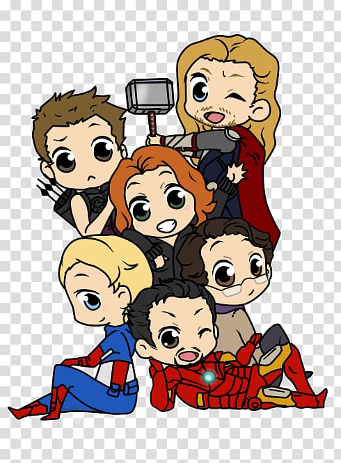 avengers chibi png