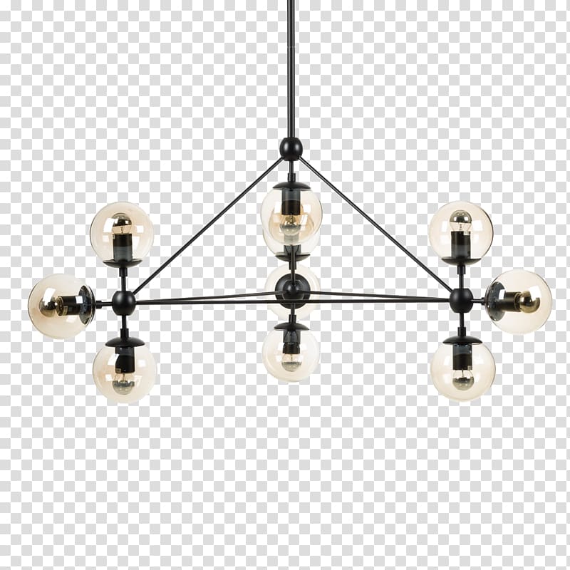 Chandelier Light fixture Furniture Modo Glass, chandelier transparent background PNG clipart