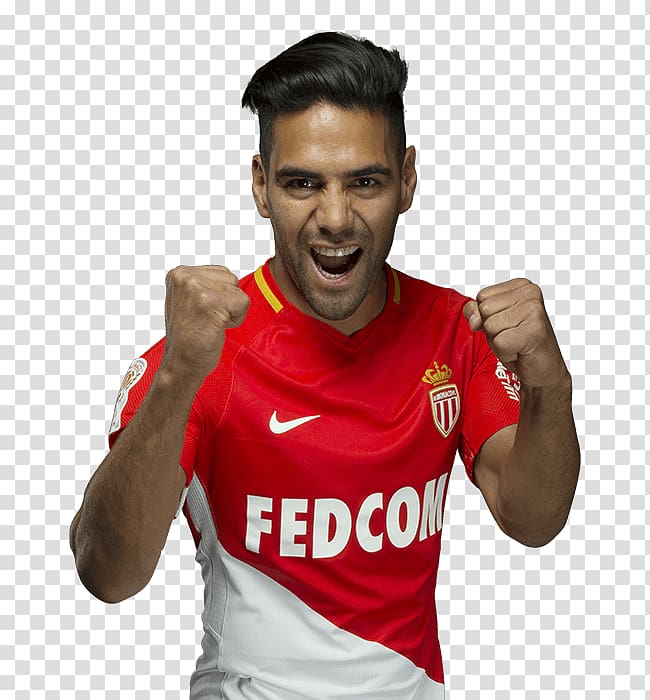 Radamel Falcao AS Monaco FC Football player T-shirt, football transparent background PNG clipart