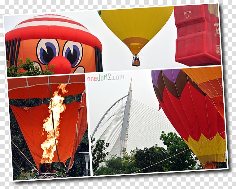 Hot air ballooning Putrajaya Balloon Fiesta Parkway Northeast, balloon transparent background PNG clipart