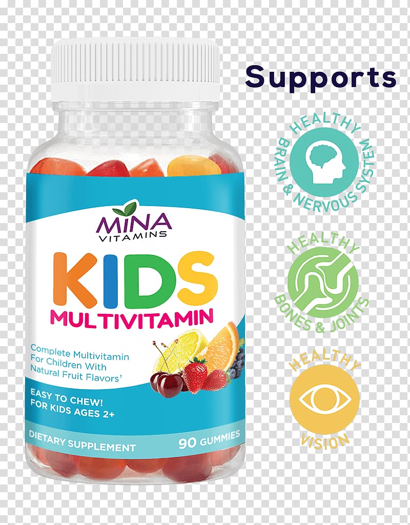 Dietary supplement Gummi candy Gummy bear Multivitamin, child transparent background PNG clipart