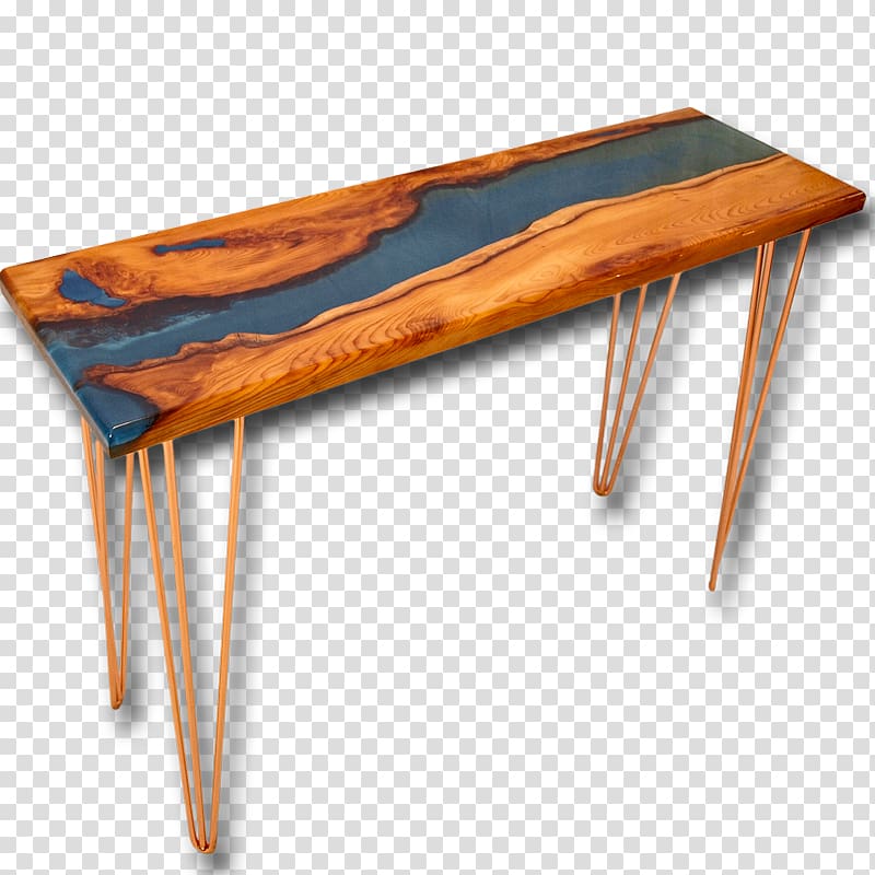 Table Furniture Live edge Wood Desk, Furniture transparent background PNG clipart