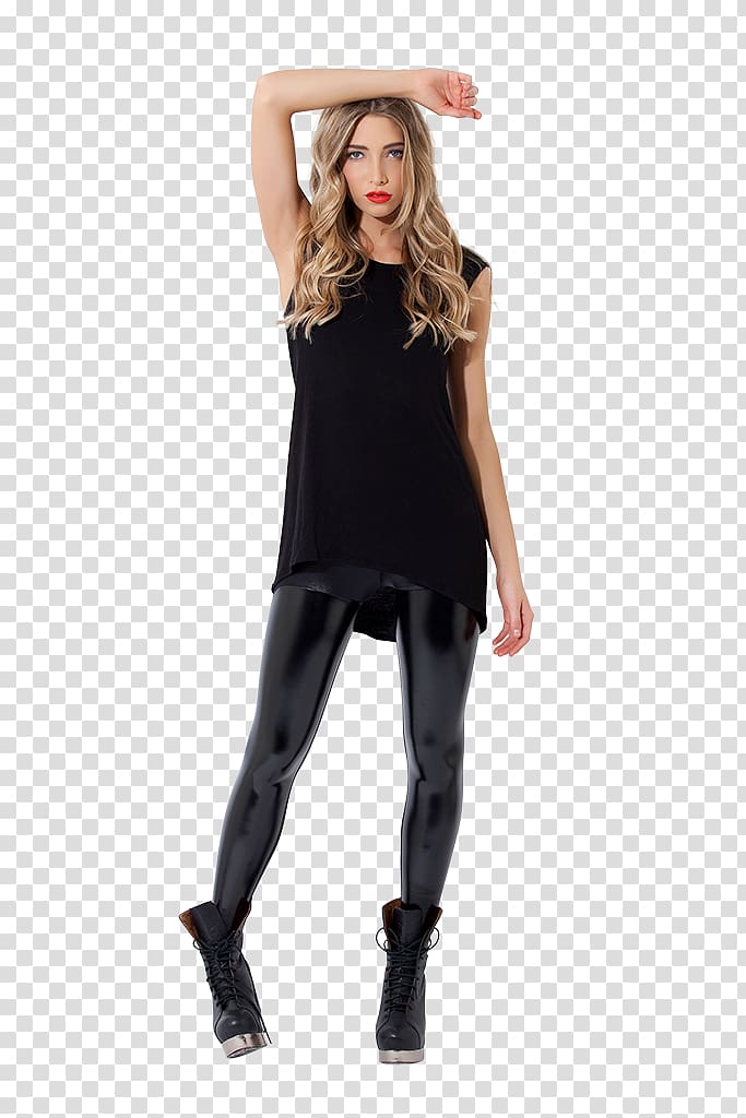 Leggings Jumpsuit Clothing Overall Fashion, black liquid transparent background PNG clipart