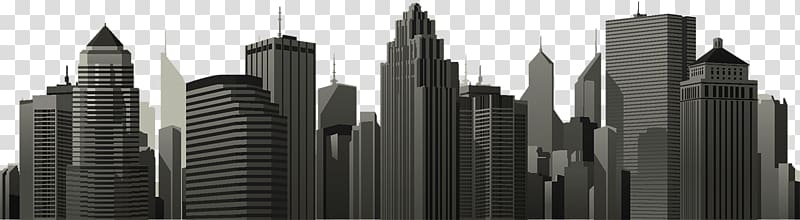 black buildings illustration, Cities: Skylines New York City Silhouette, city ​​building transparent background PNG clipart