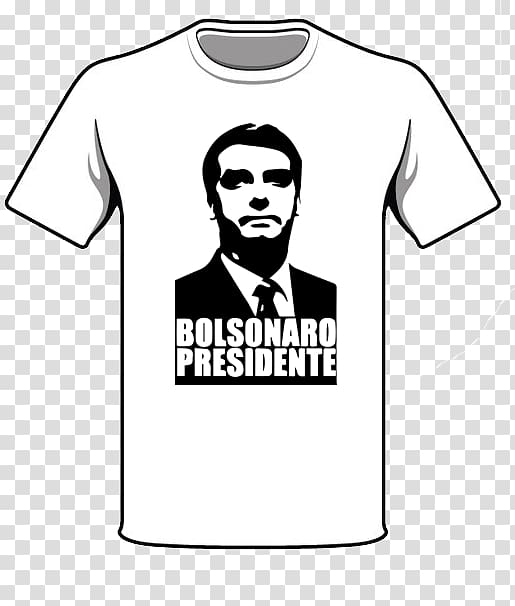 Jair Bolsonaro T-shirt Clothing President, T-shirt transparent background PNG clipart
