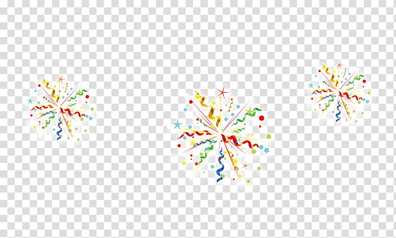 Graphic design Pattern, Colorful fresh fireworks effect elements transparent background PNG clipart