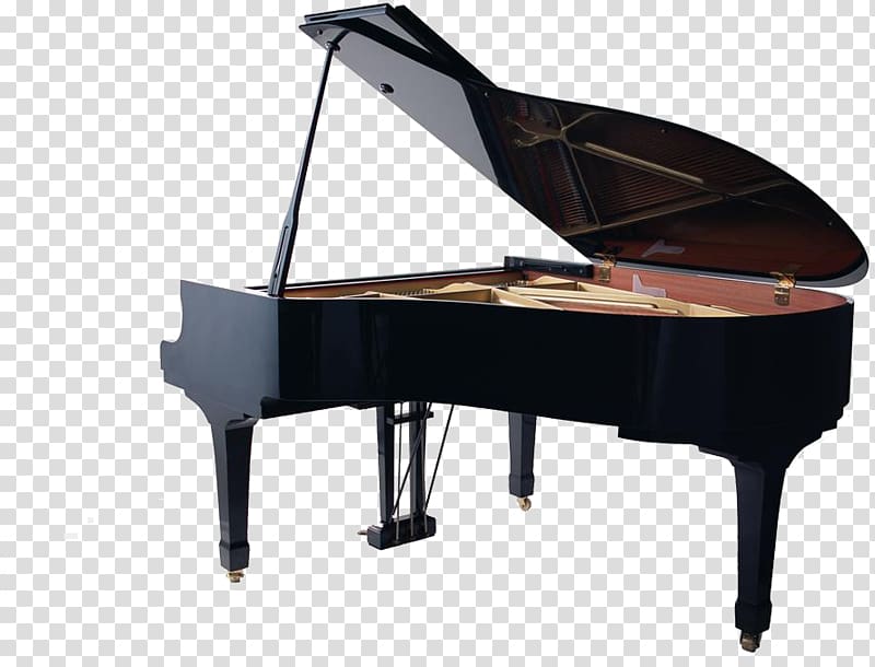 Musical instrument Piano Polyphony, Black high piano transparent background PNG clipart