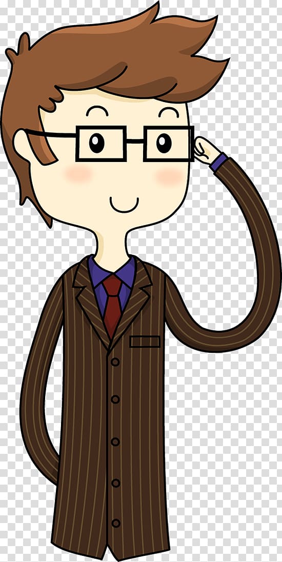 Seventh Doctor Tenth Doctor Cartoon Illustration, Doctor Cartoon transparent background PNG clipart