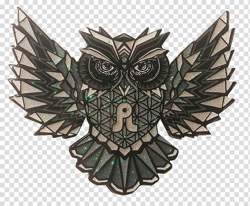 Owl Bird of prey Grey, hand-painted owl transparent background PNG clipart
