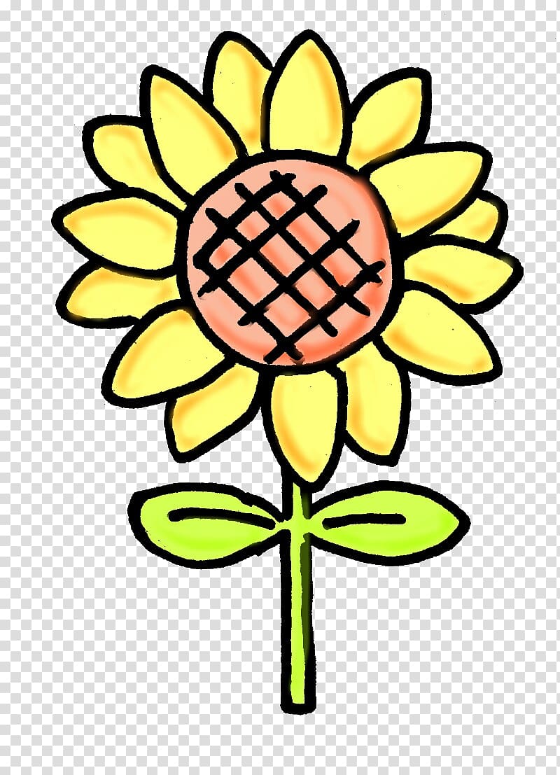 sunflower m Cut flowers Plant stem Line, Track & Field transparent background PNG clipart
