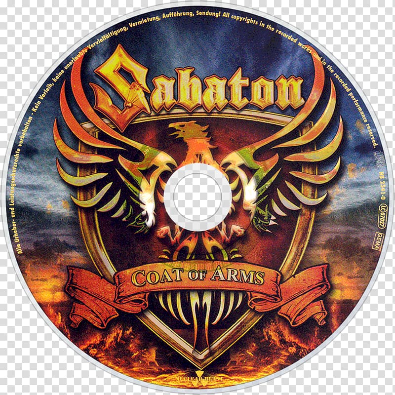 Coat of Arms Sabaton Compact disc GeenStijl Font, sabaton logo transparent background PNG clipart