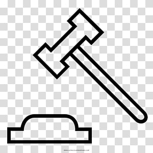 Judge Drawing Coloring book , painting transparent background PNG clipart thumbnail