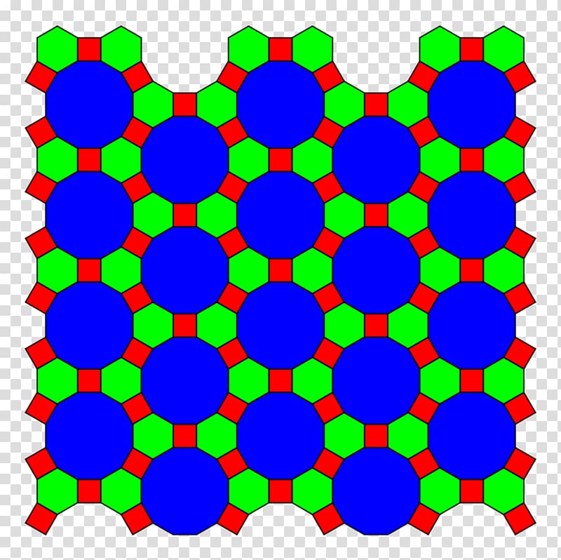 Uniform tiling Tessellation Euclidean tilings by convex regular polygons Truncated trihexagonal tiling, Face transparent background PNG clipart