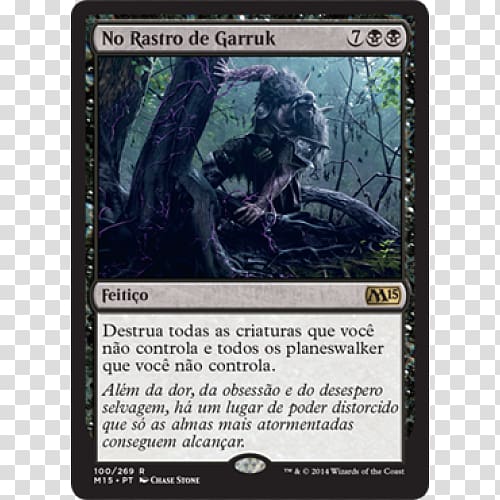 Magic: The Gathering Commander Magic: The Gathering – Duels of the Planeswalkers 2015 In Garruk's Wake Game, rastro transparent background PNG clipart