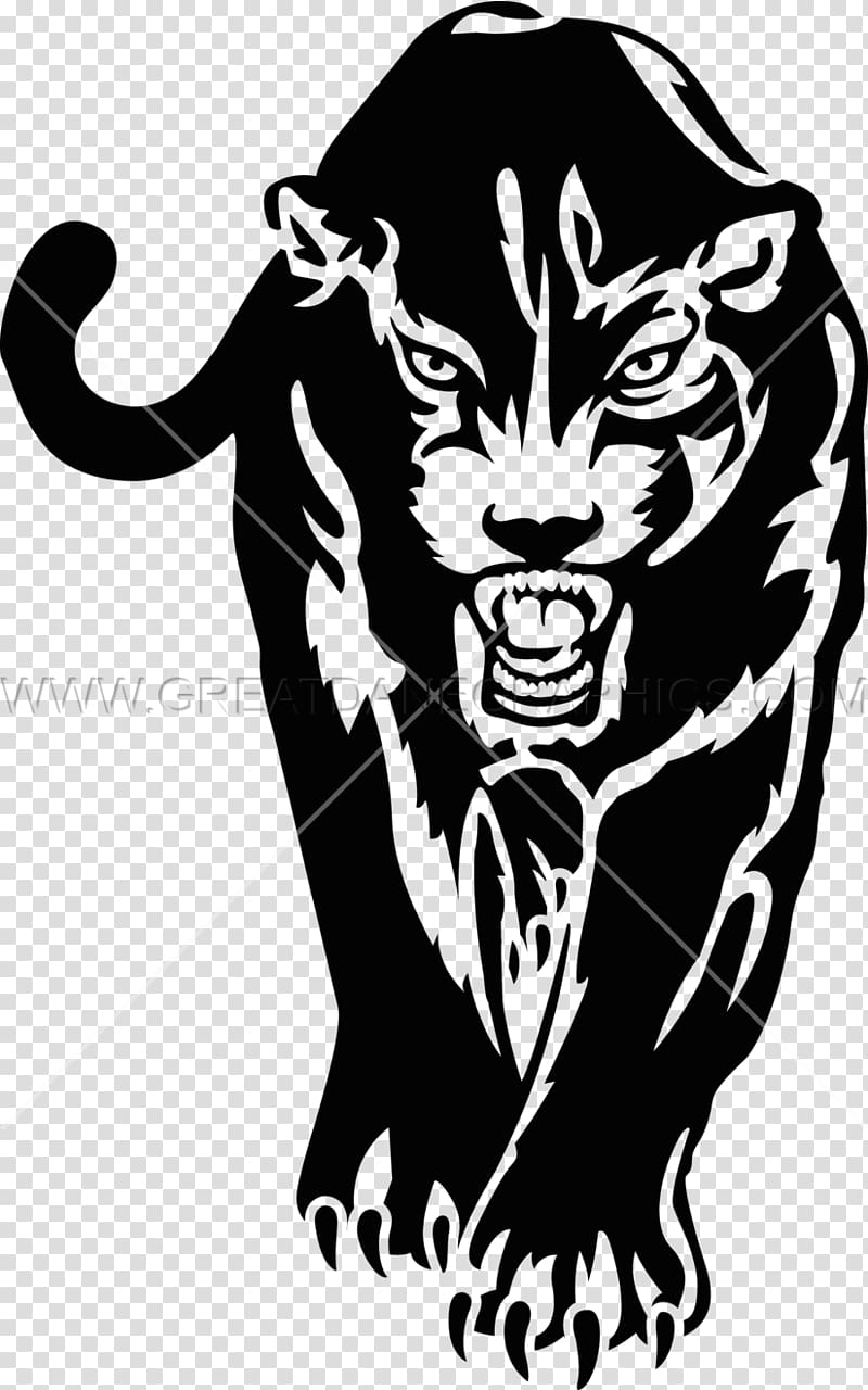 Black panther Jaguar Stencil , black panther transparent background PNG clipart