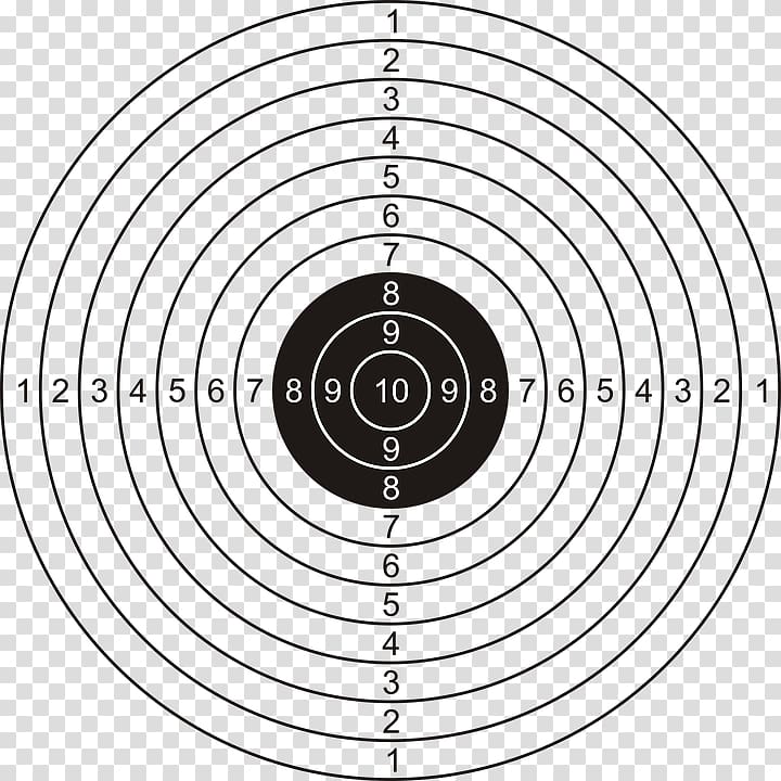 Paper Shooting sports Shooting Targets Printing, Archery target transparent background PNG clipart