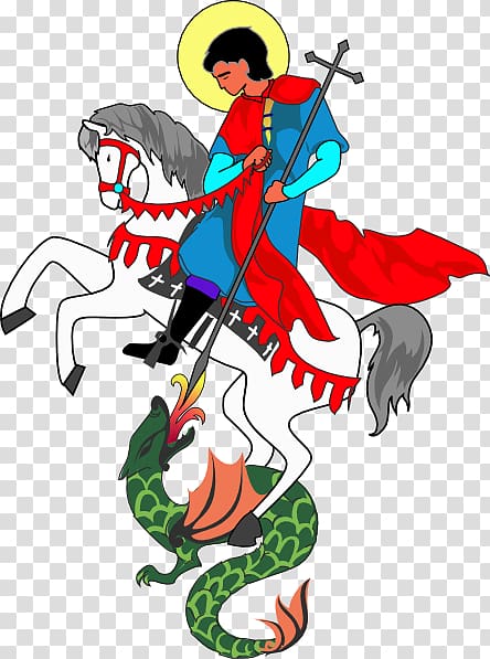 Saint George and the Dragon Saint Georges Day , Saint transparent background PNG clipart