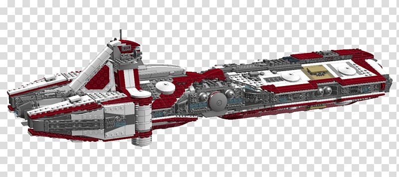 Lego Star Wars III: The Clone Wars Republic Frigate, frigate transparent background PNG clipart