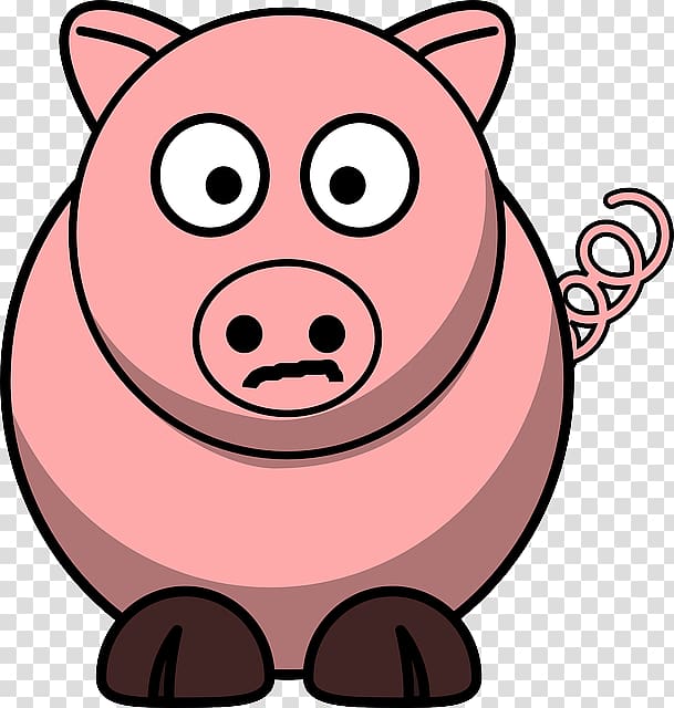 Domestic pig , Swine transparent background PNG clipart