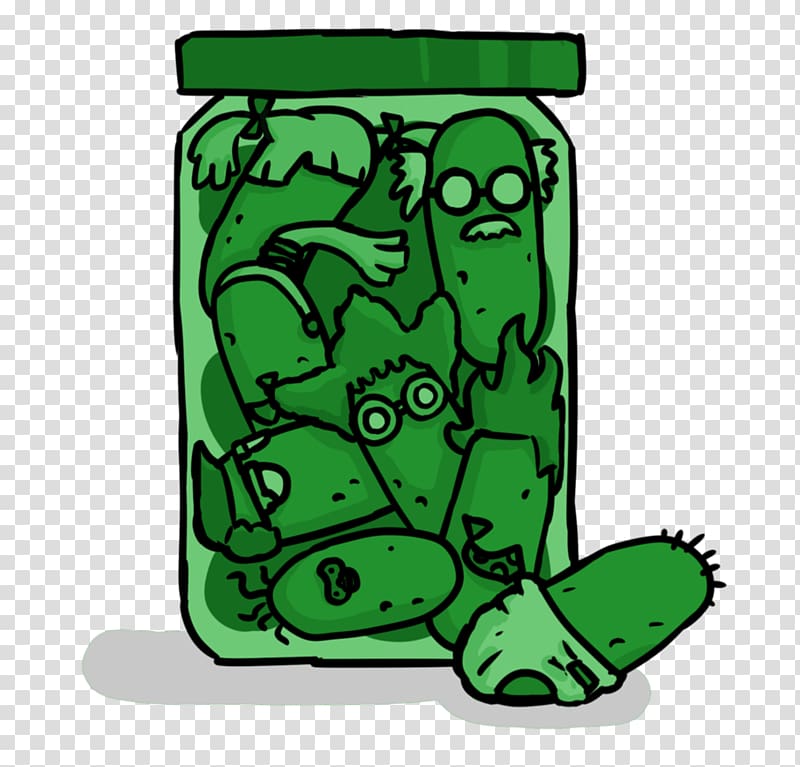 Pickled cucumber Pickling Cartoon , jar transparent background PNG clipart