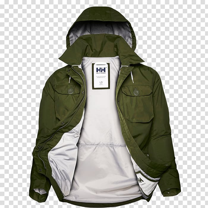 Hoodie Helly Hansen Jacket Raincoat, jacket transparent background PNG clipart
