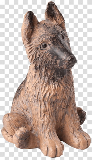 Sculpture German Shepherd Isabel Bloom Puppy, dog filter transparent background PNG clipart thumbnail