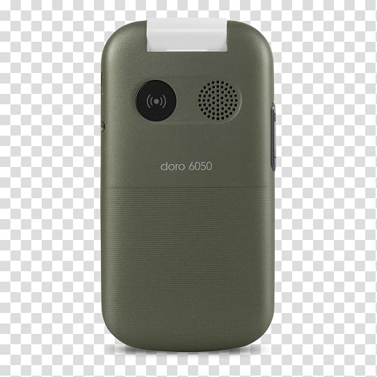Doro 6050 Telephone Clamshell design Doro 6051, Graphite Mobile telephony, man Top View transparent background PNG clipart