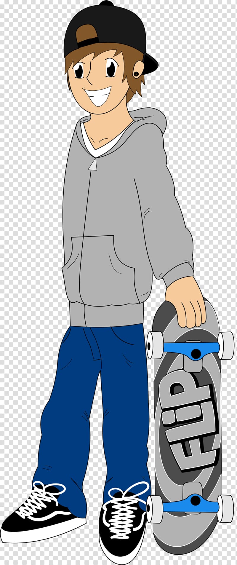 Cartoon Comics Skateboarding, skater transparent background PNG clipart