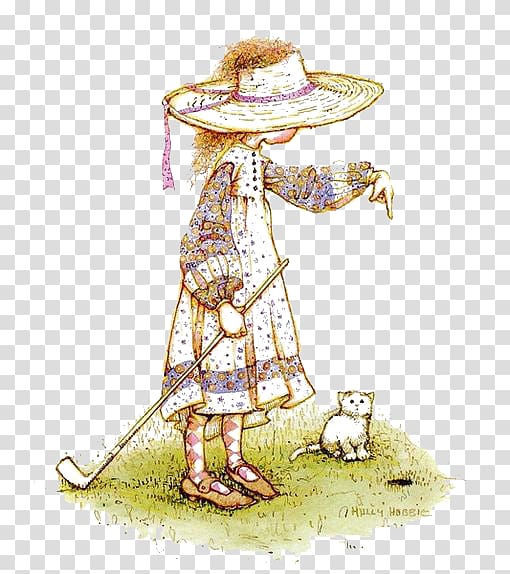 The Art of Holly Hobbie Illustrator Golf Illustration, play golf transparent background PNG clipart