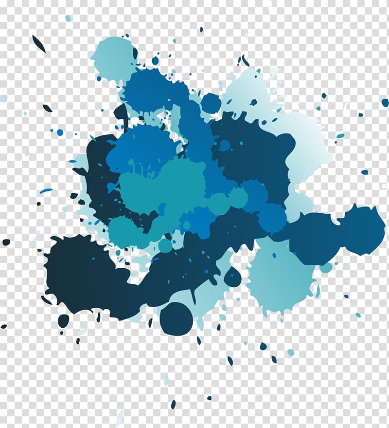 blue and white paint splash illustration, Holi Paper Mario: Color Splash, paint splatter transparent background PNG clipart
