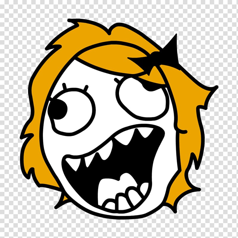 Rage Comic LOL Internet Meme Trollface PNG - area, art, black and white,  circle, comics