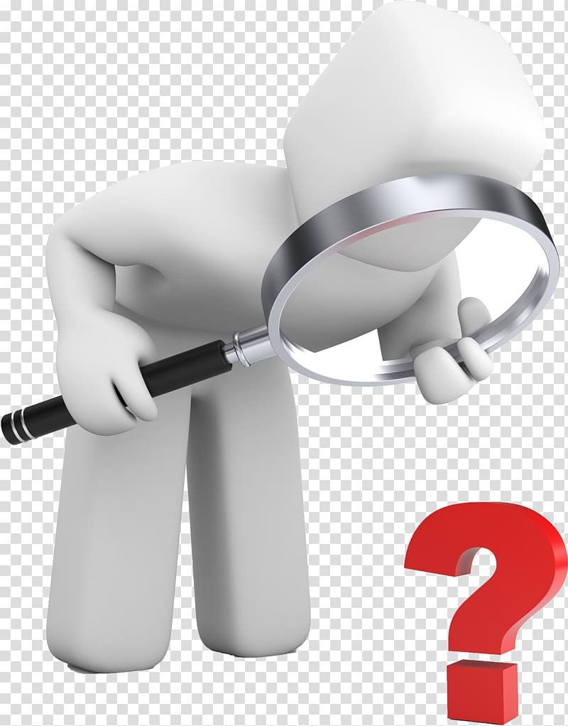 human icon using magnifying glass illustration, Science studies Research Scientific method Scientist, Holding a magnifying glass 3d villain transparent background PNG clipart