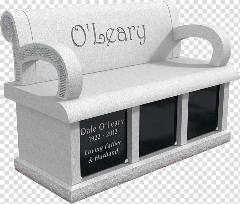 Memorial bench Columbarium Cemetery Cremation, cemetery transparent background PNG clipart