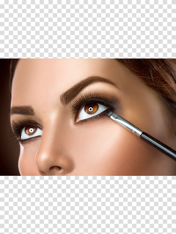 Eye Shadow Cosmetics Eye liner Make-up artist Glitter, beautiful face transparent background PNG clipart
