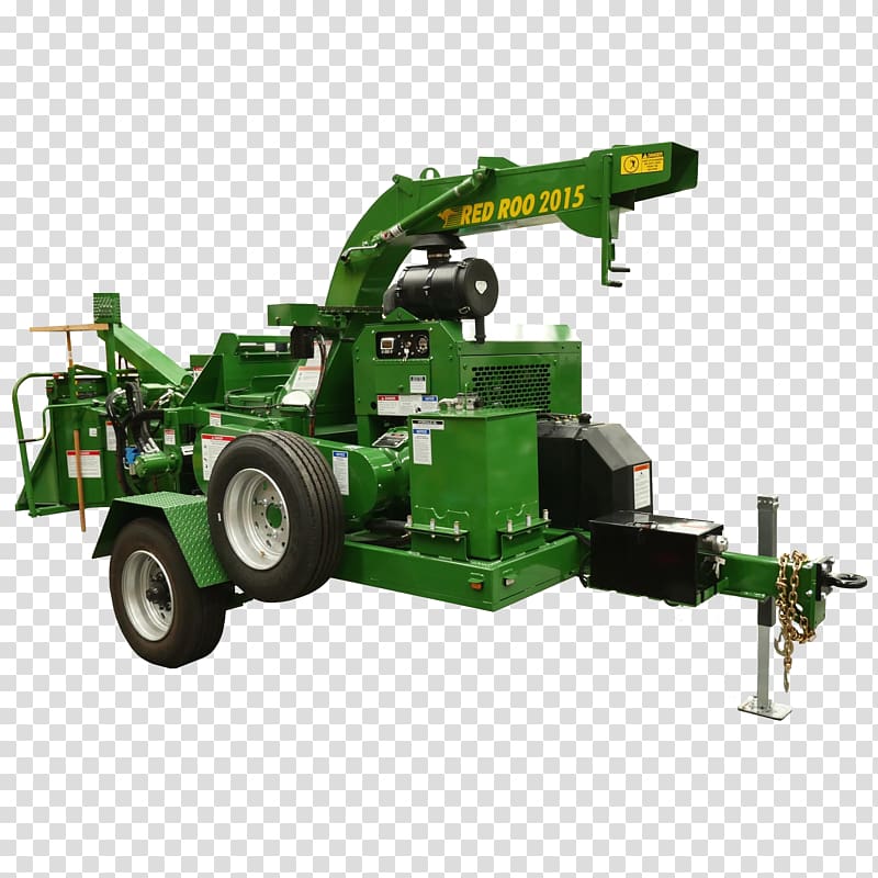 Red Roo Woodchipper Machine Stump grinder, cylinder vortex fountains transparent background PNG clipart