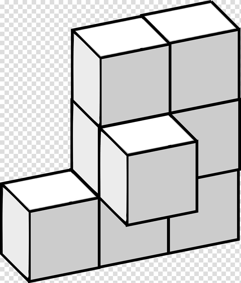 Drawing Box Isometric projection Sketch, cube transparent background PNG clipart