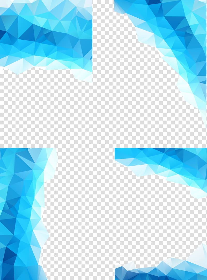 ice collage, Geometry Polygon Euclidean , Colorful polygonal geometry background transparent background PNG clipart