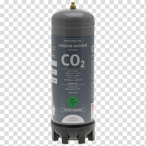 Gas cylinder Carbon dioxide Pressure regulator Bottle, Gas cylinder transparent background PNG clipart