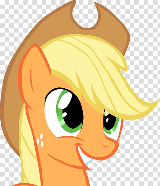 Applejack Face, Chincoteague Pony transparent background PNG clipart
