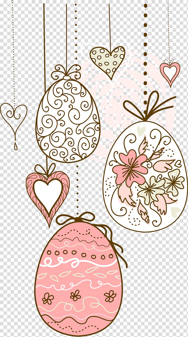 Drawing Easter Cdr Illustration, Eggs transparent background PNG clipart