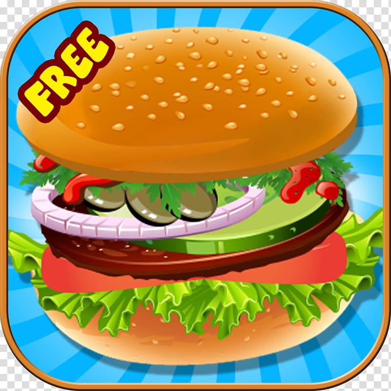 Hamburger Burger Maker | Cooking game Burger Maker Shop Burger Go, Fun Cooking Game, cooking transparent background PNG clipart