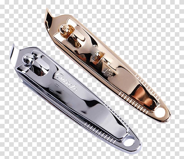 Nail clipper Scissors Metal Tmall, Oblique metal nail scissors transparent background PNG clipart