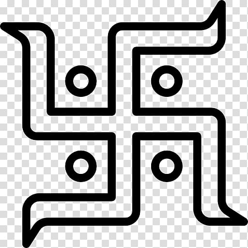 Swastika Computer Icons Symbol Hinduism, symbol transparent background PNG clipart